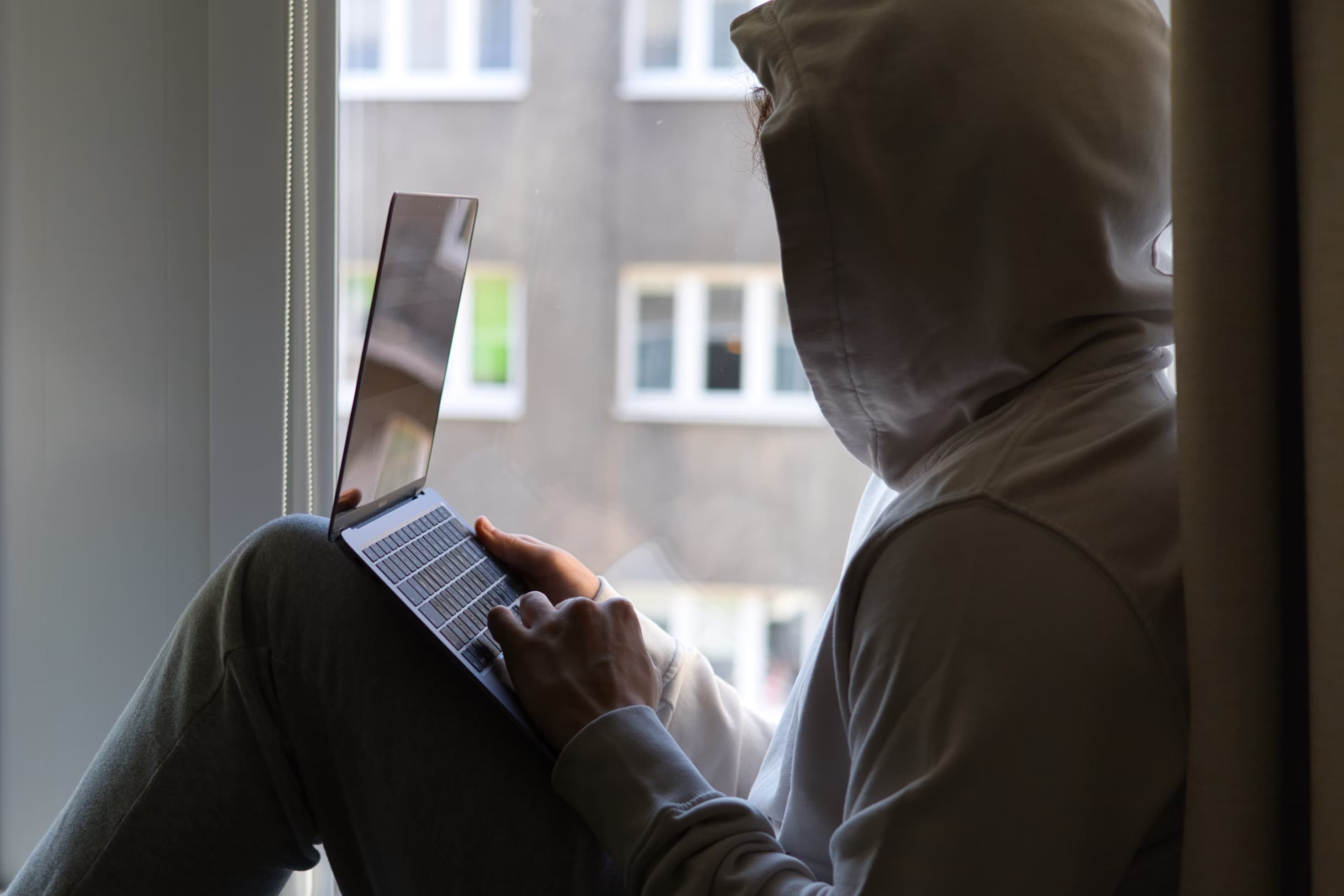 Person trying to hack the system